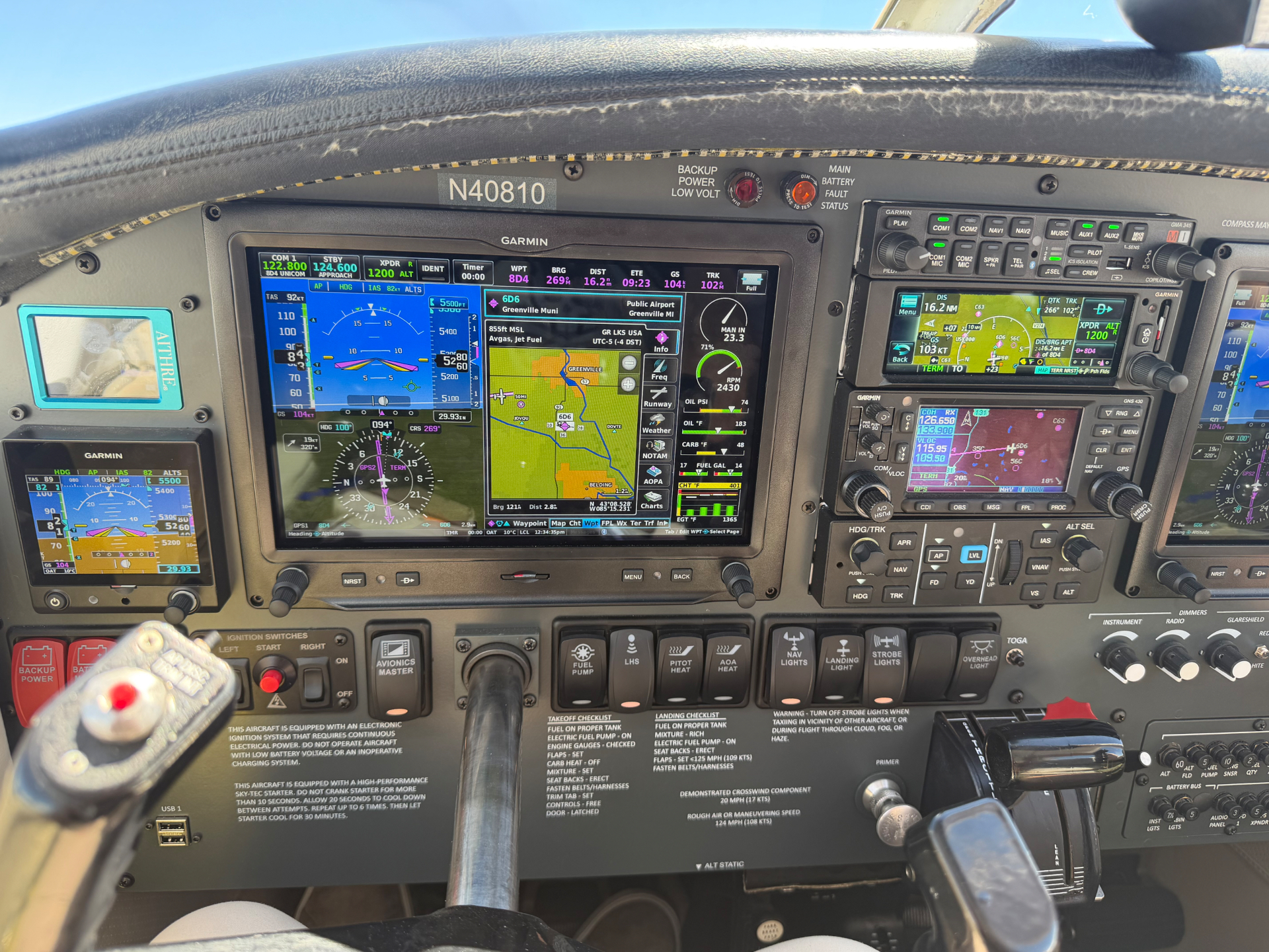 Cockpit instruments — responsibility and precision